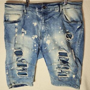 AHP Denim distressed shorts size 40‎